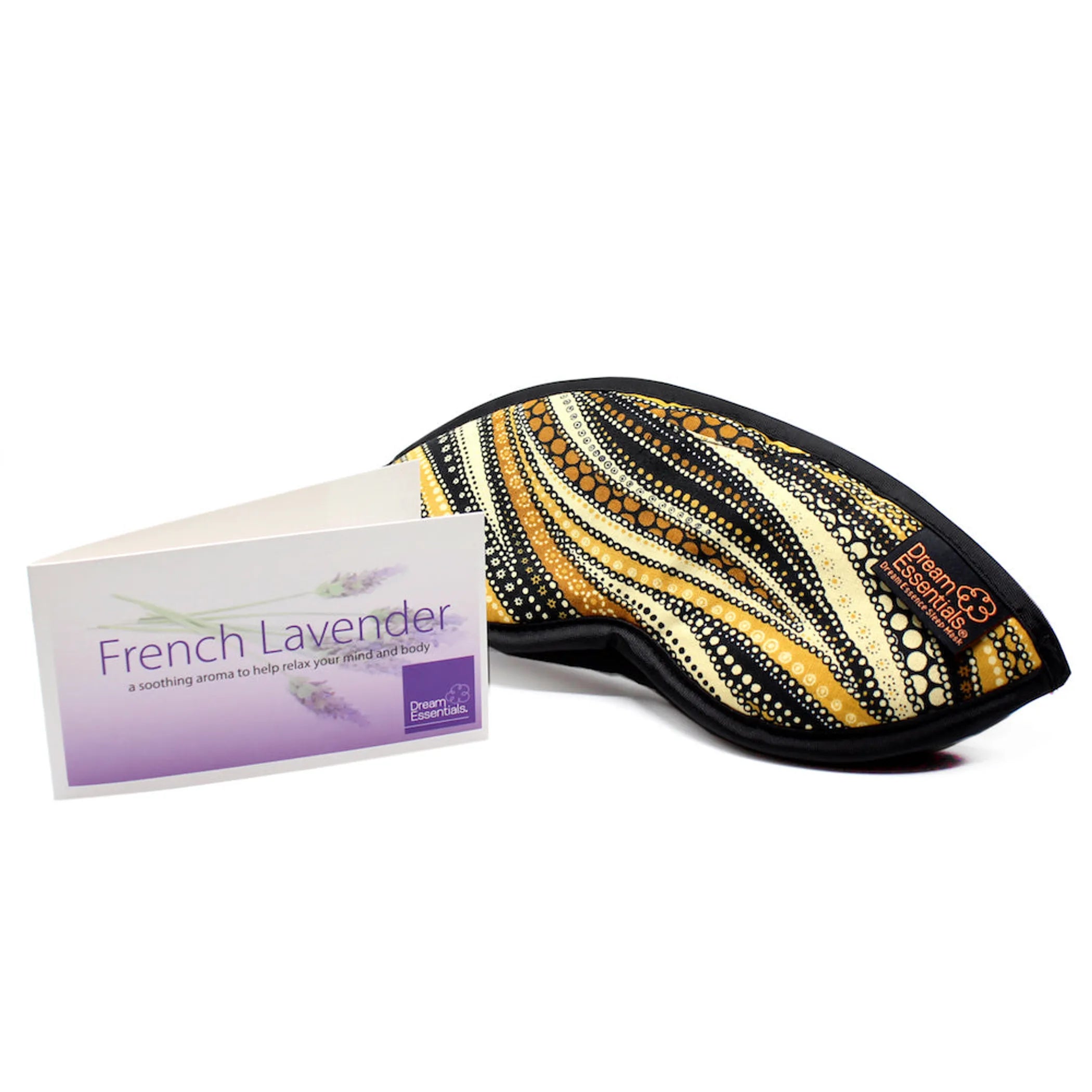 Dream Essence Lavender Aromatherapy Sleep Mask - Made in the USA (11 Styles)