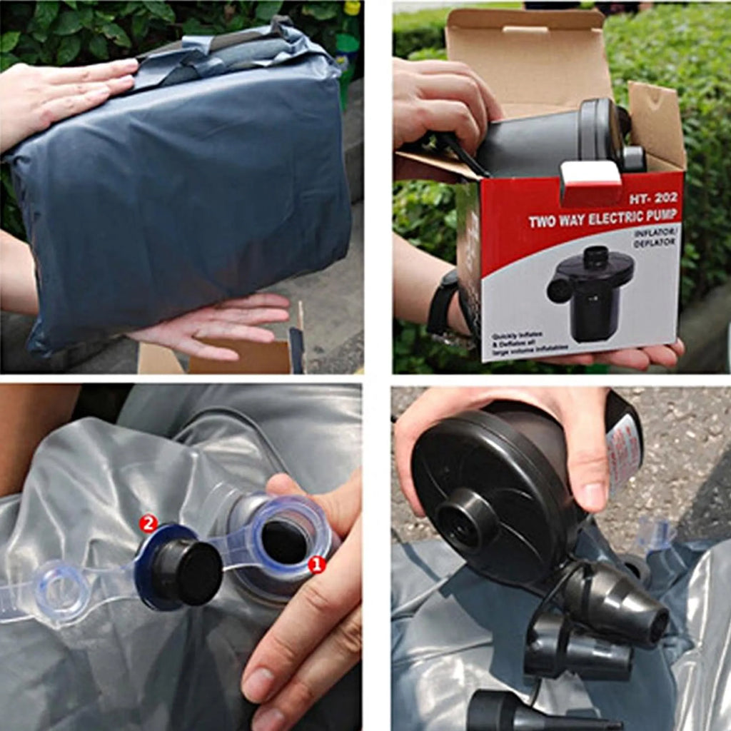 Inflatable Car Mattress Portable Travel Camping Air Bed Rest Sleeping Bed