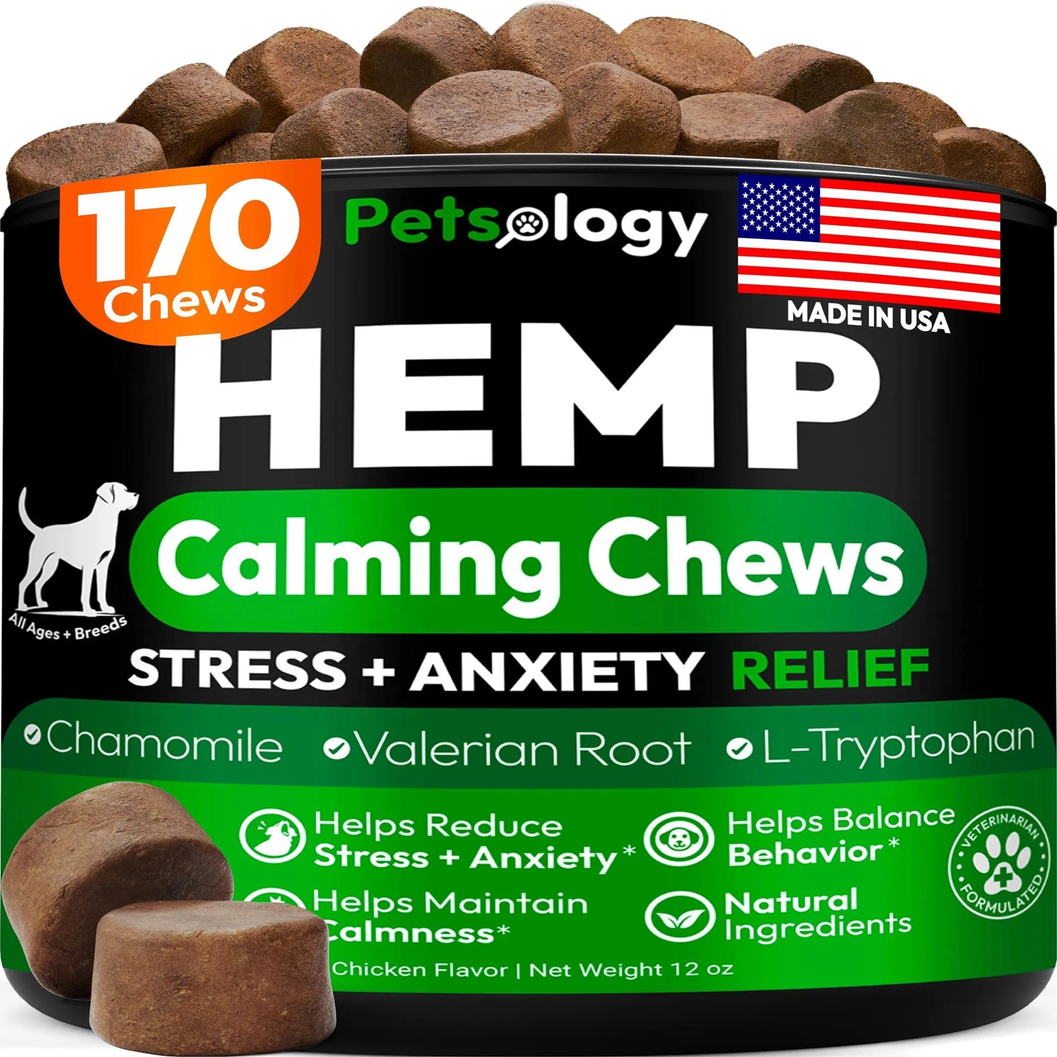 Hemp Calming Chews for Dogs