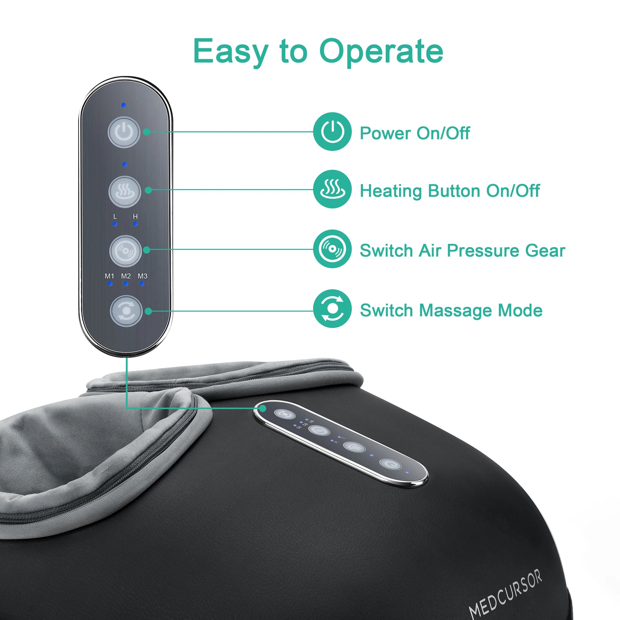 Medcursor Shiatsu Heat Foot Massager