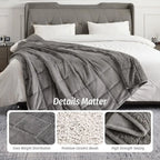 15 lb Sherpa Fleece Weighted Blanket