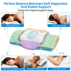 JHK Queen Cervical Contour Pillow