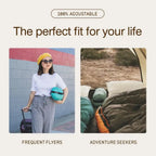 Adjustable Travel Memory Foam Camping Pillow