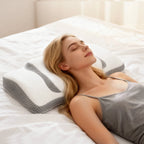 JHK Queen Cervical Contour Pillow