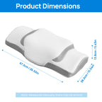 JHK Queen Cervical Contour Pillow