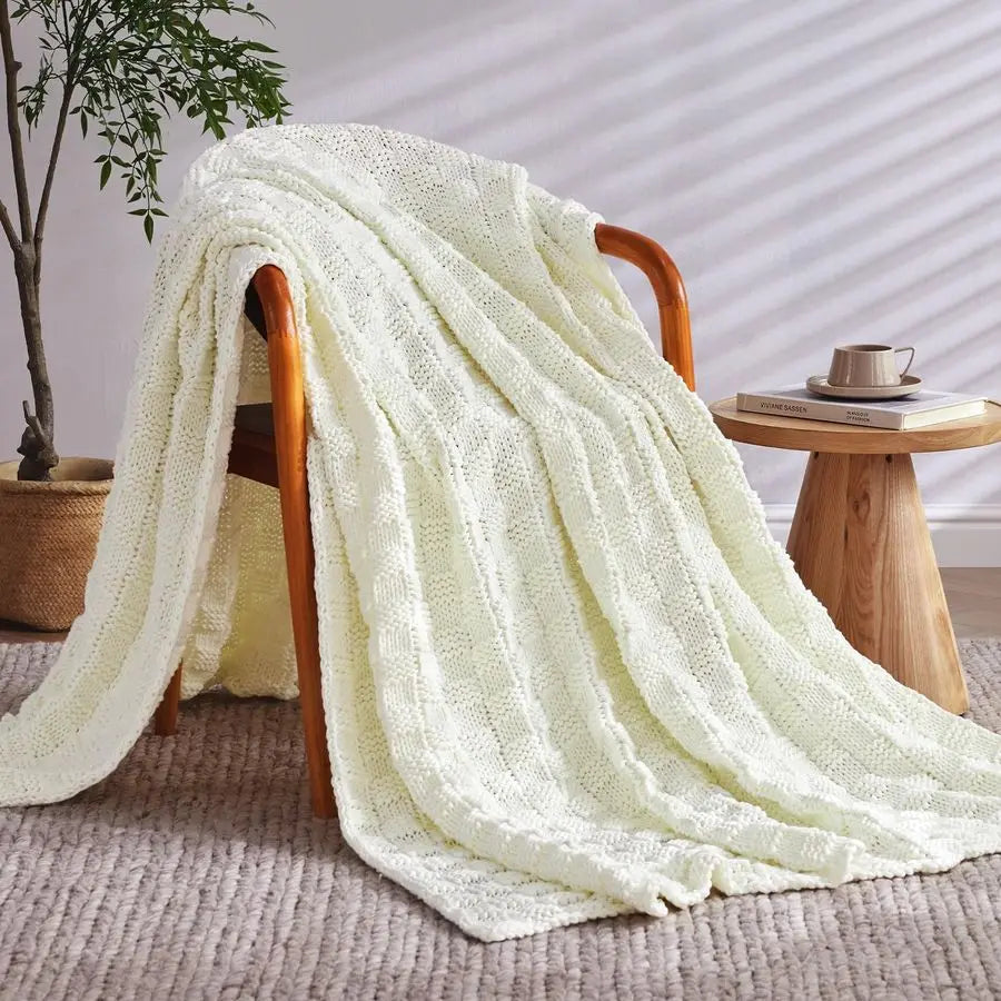 12 lb Chunky Knit Weighted Blanket (48x72)