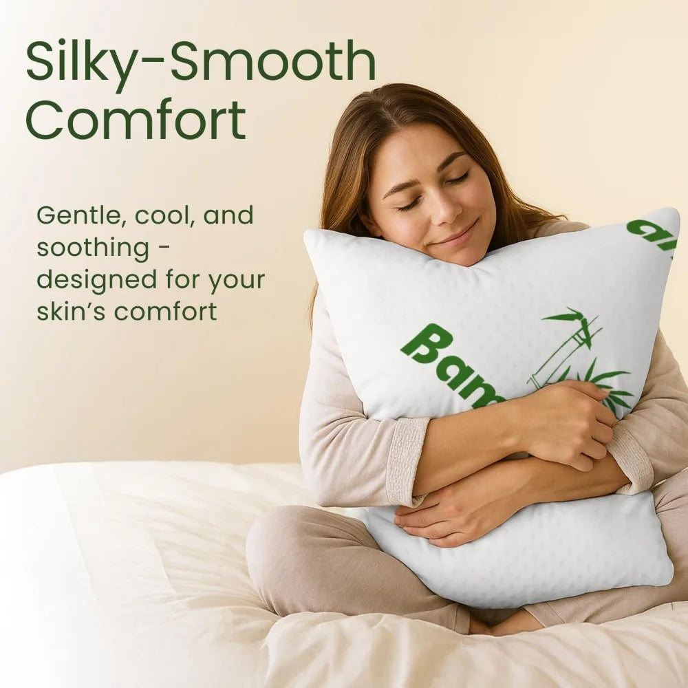 Queen Cooling Memory Foam Pillow Set (2)