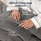 15 lb Sherpa Fleece Weighted Blanket