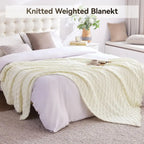 12 lb Chunky Knit Weighted Blanket (48x72)