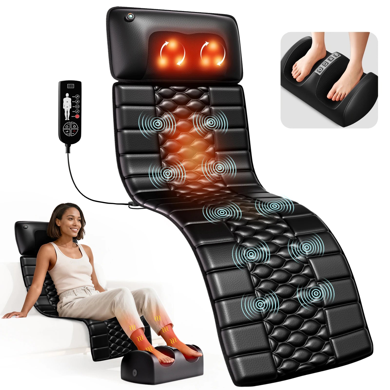 Shiatsu Full Body Massage Mat with Heat