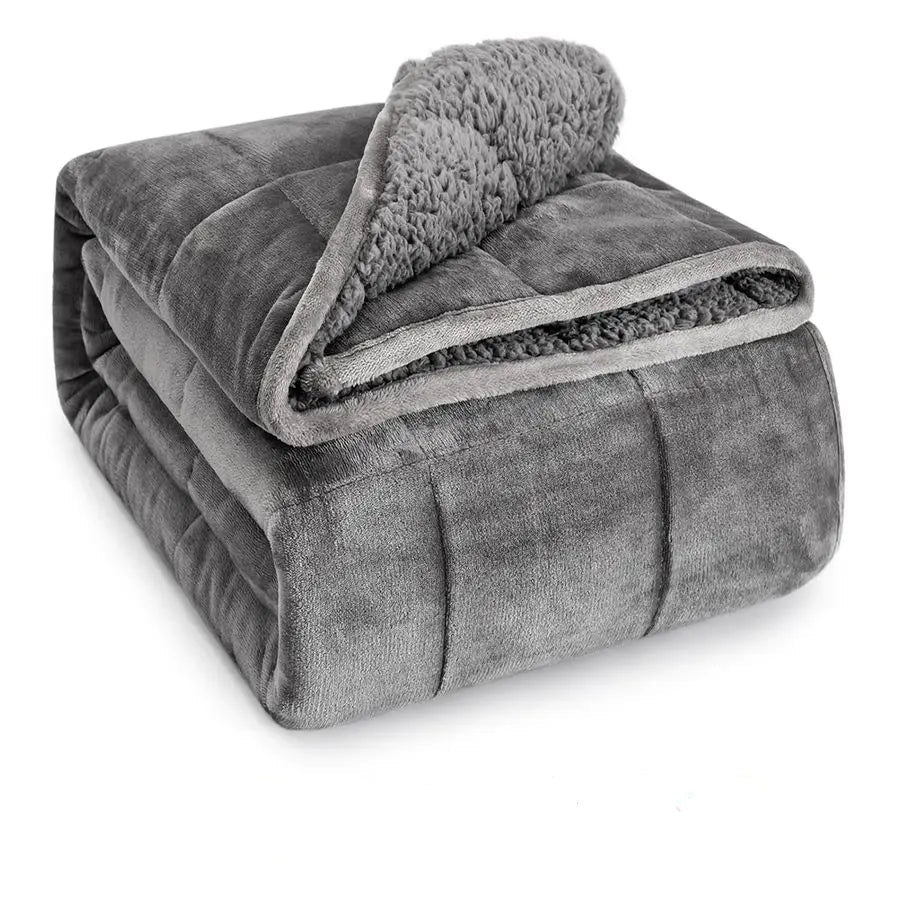 15 lb Sherpa Fleece Weighted Blanket