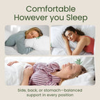 Queen Cooling Memory Foam Pillow Set (2)