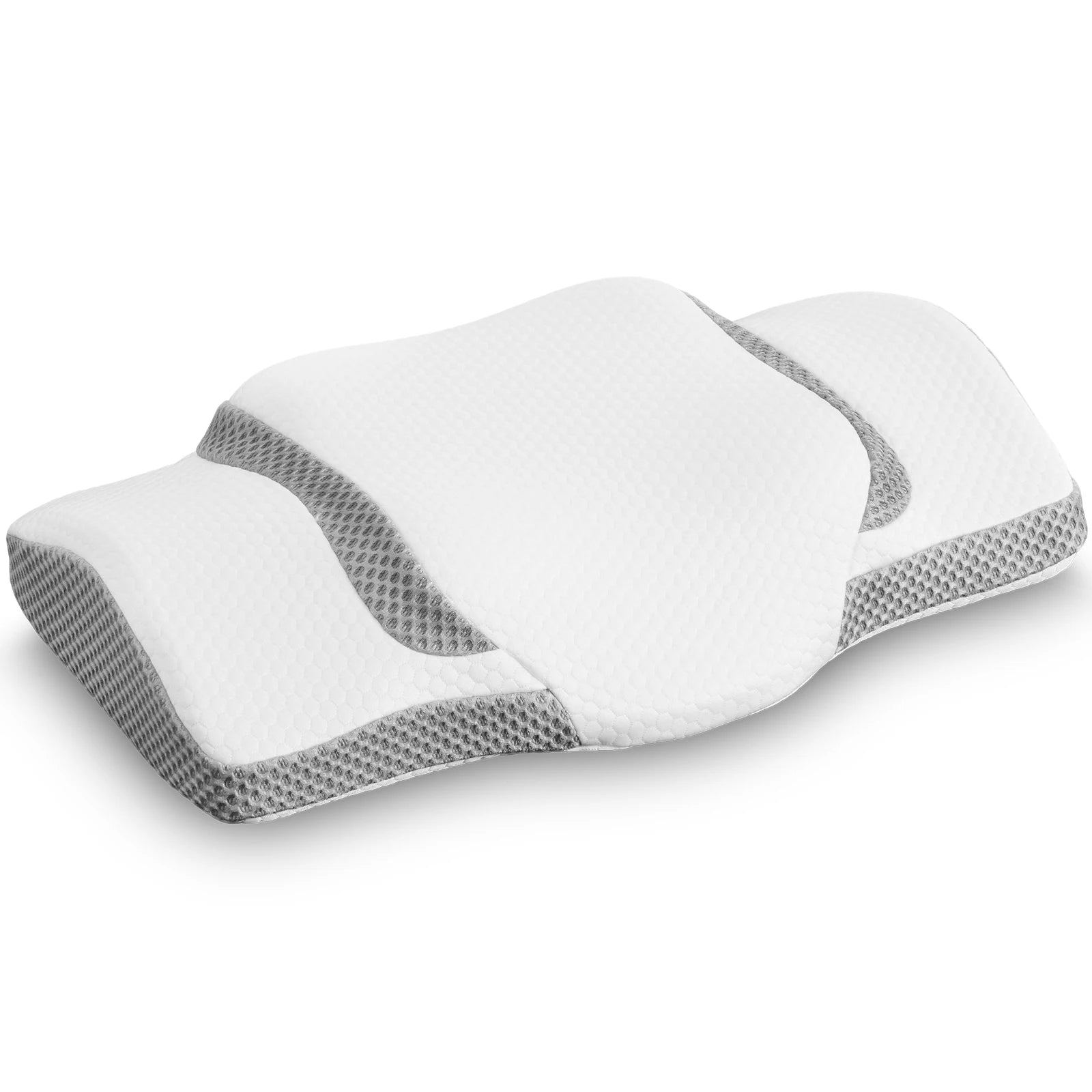 JHK Queen Cervical Contour Pillow