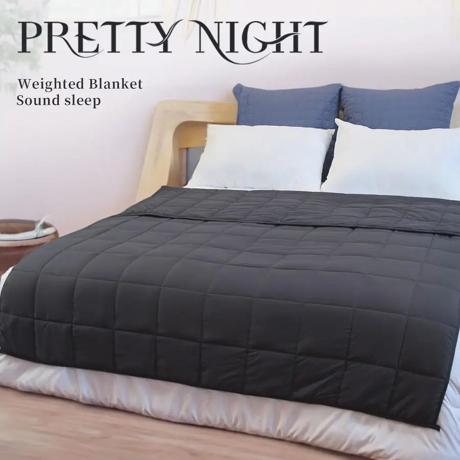 20 lb Weighted Blanket (Queen 60x80, Dark Grey)